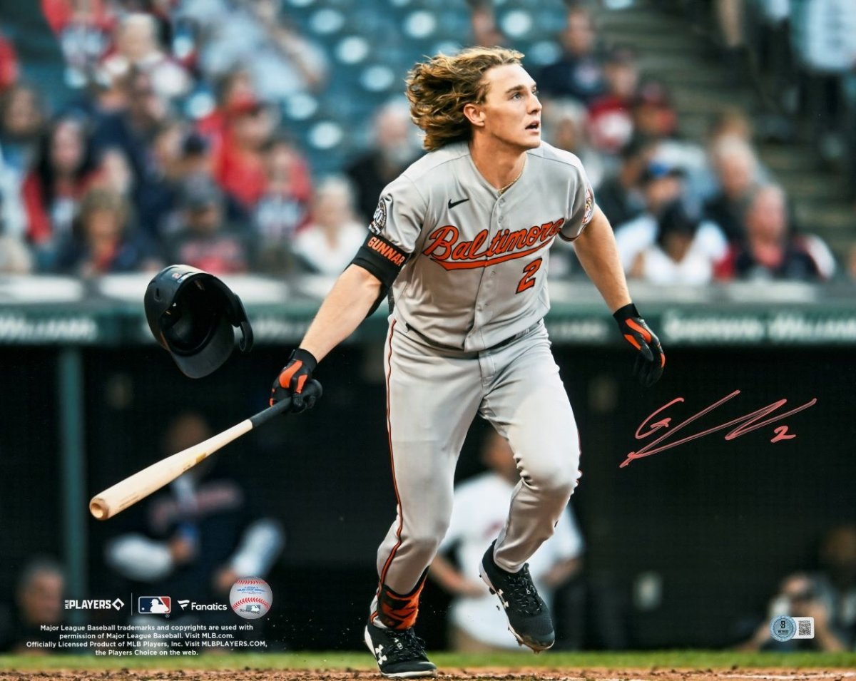 Gunnar Henderson Autographed 16x20 Baltimore Orioles Photo - BAS ITP Certified - Perfect for Baseball Memorabilia Collections & Sports Fan Gifts