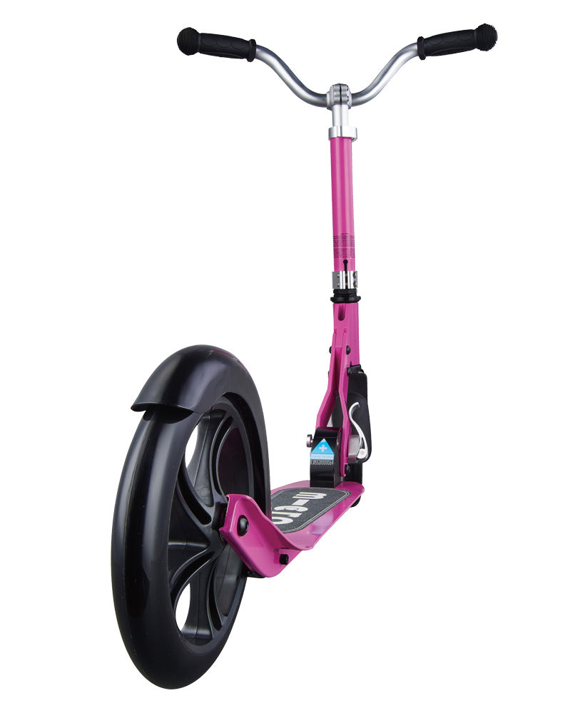 Micro Cruiser Kids Scooter for Ages 5-12 | Lightweight Aluminum Deck & Smooth Ride | Pink Foldable Kick Scooter for Boys & Girls | Perfect for School, Park & Neighborhood Fun