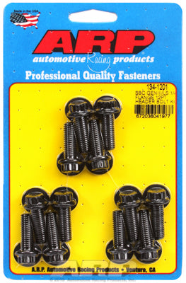 ARP SBC/GENII LS 1/4 Flange 12-Point Header Bolt Kit - Compatible with Chevy, Ford & Mopar Engines - Perfect for Performance Upgrades & Engine Rebuilds