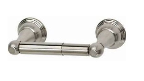 Stainless Steel Toilet Paper Holder - Wall Mounted Bathroom Tissue Roll Stand with Nickel Finish for Modern Homes, Apartments & Restrooms