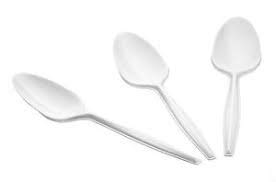 Disposable Plastic Spoons in Bulk - 1000 Count, Medium Weight White Plastic Cutlery for Soup, Desserts, Parties & Catering | Durable & Eco-Friendly