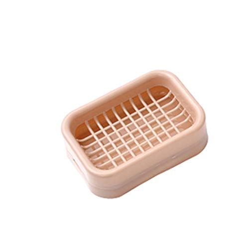 FEIMENGALL Soap Dish - Double Layer Non-Slip Plastic Soap Holder for Bathroom & Shower - Drainage Soap Box with Durable Design (Color: C) | Perfect for Bathroom Organization & Shower Storage Accessories