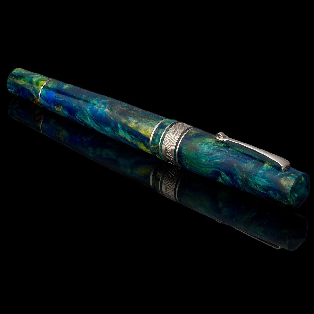Leonardo × @micahfinds Revival Copper Patina Fountain Pen - Elegant Writing Instrument for Calligraphy, Journaling & Gift Giving