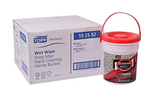 Tork Premium 192592 ShopMax Wet Wipes - Hand Cleaner Wipes, 1-Ply, 11.8