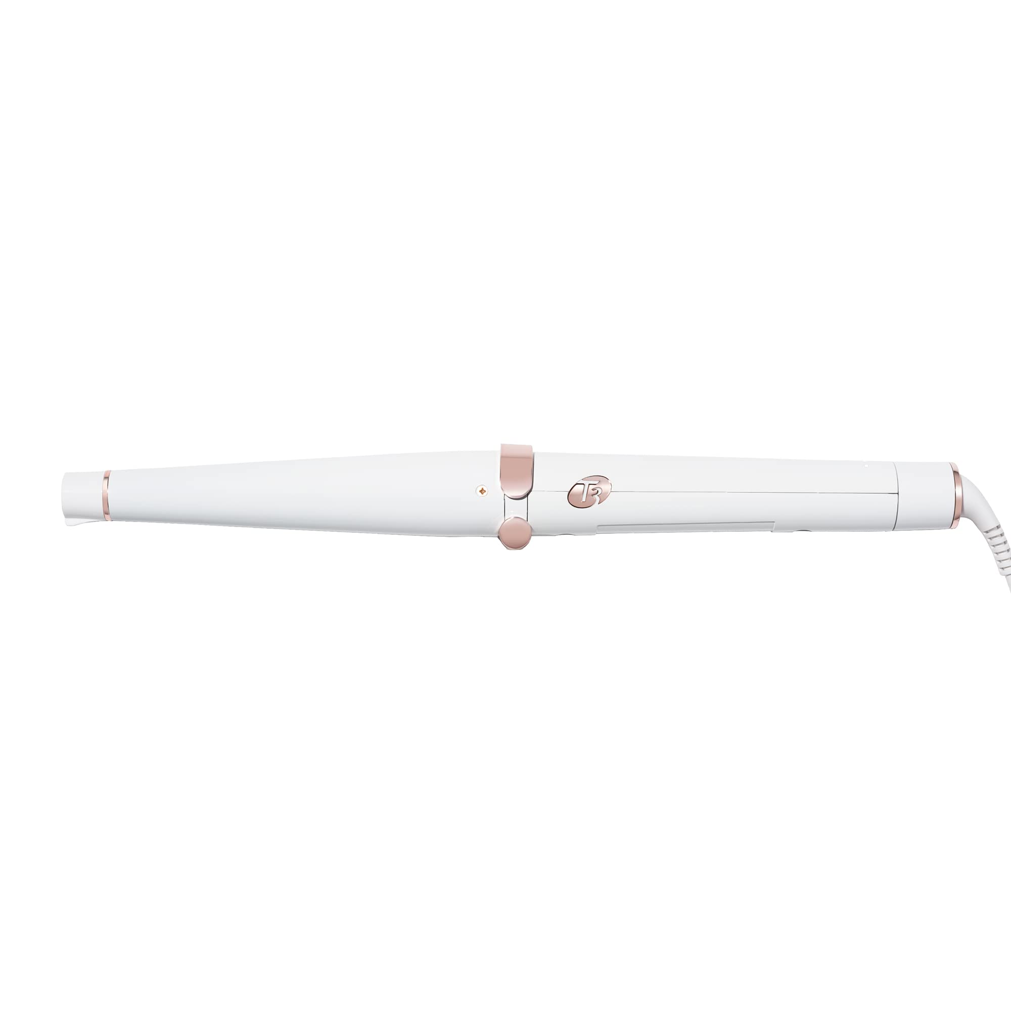T3 SinglePass Curl Professional Ceramic Curling Iron with Adjustable Heat Settings - Long Barrel Hair Curler for Shiny Smooth Curls & Waves - Perfect for Salon-Quality Styling at Home, Weddings & Special Events