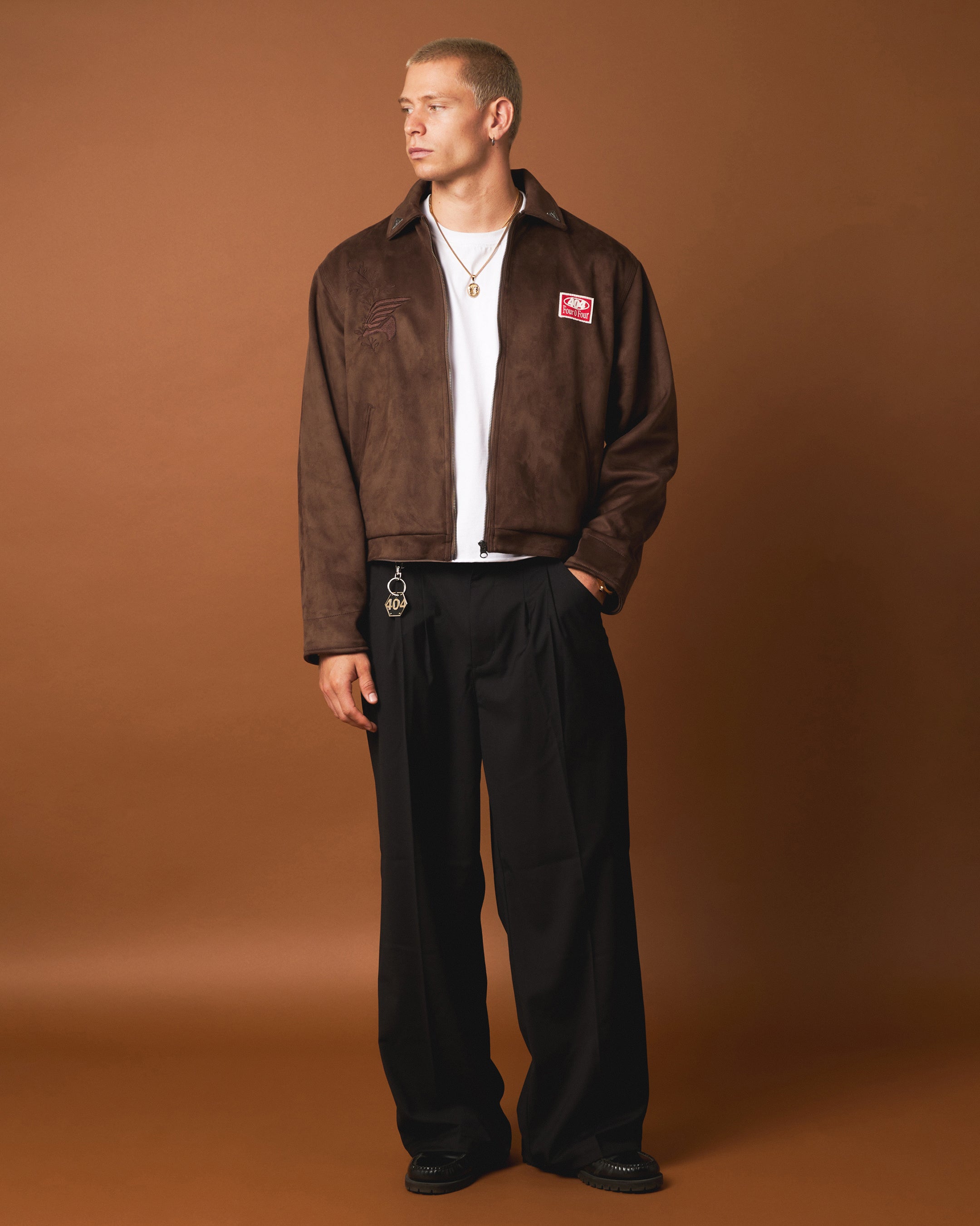 404 Smokehouse Work Jacket for Men - Durable Brown Workwear Coat for Outdoor Labor, Construction & Farming - Heavy Duty Utility Jacket with Multiple Pockets