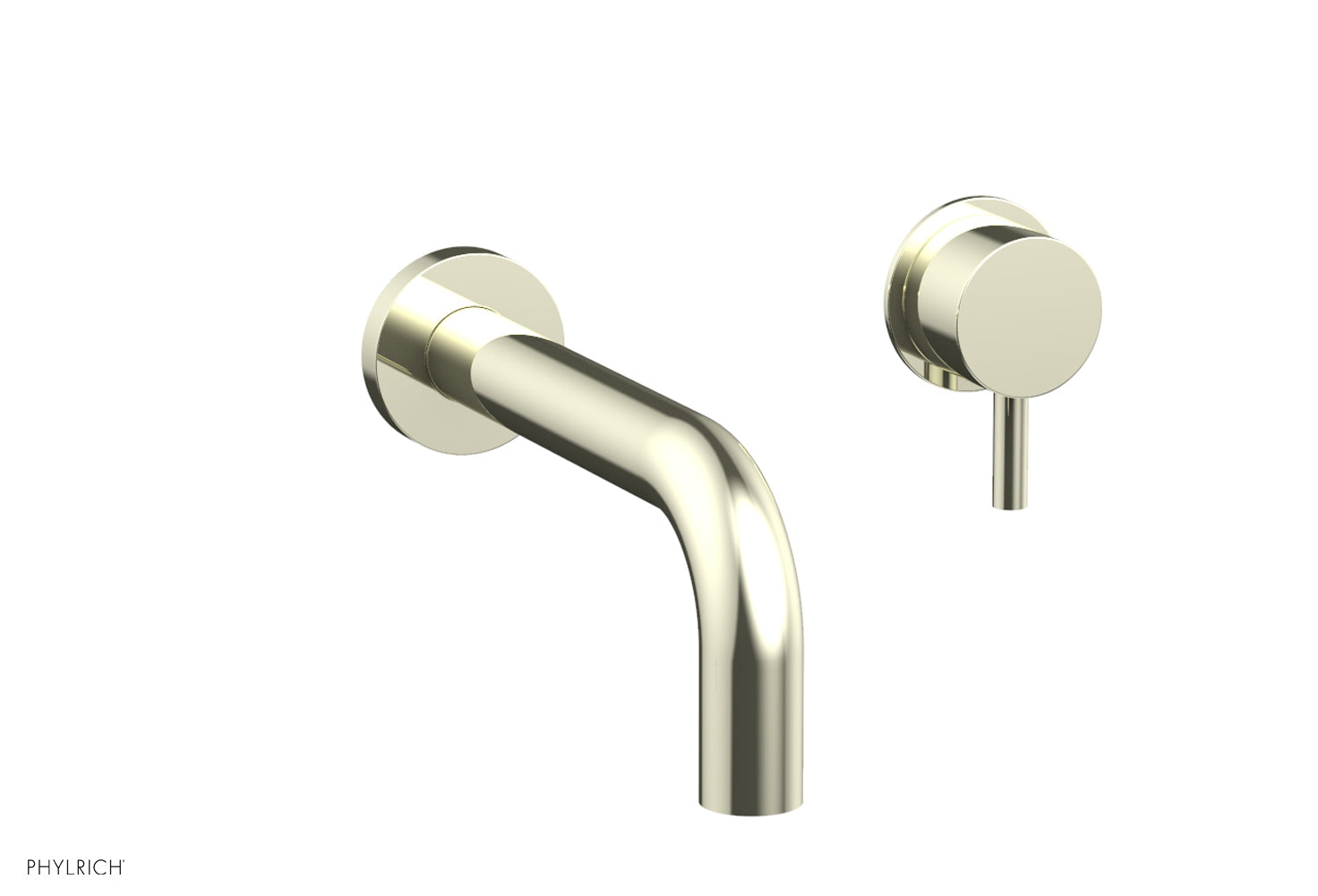 Basic II Single Handle Wall Mount Lavatory Faucet Set with Lever Handle - Model 230 15 - Perfect for Bathroom Sink, Powder Room, and Guest Bath Installation