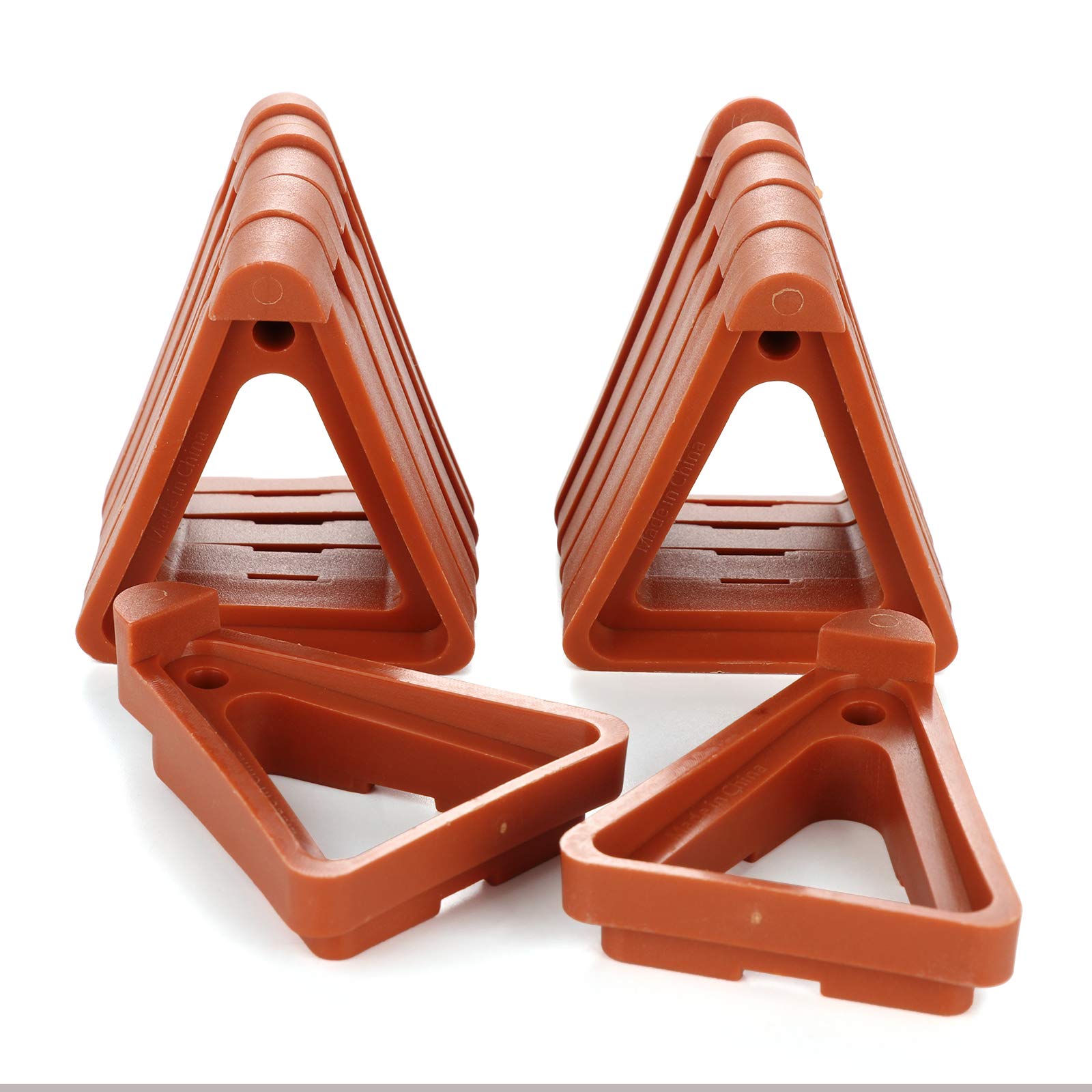 STOYRB 24Pcs Flower Pot Feet - Invisible Plant Stand Risers for All Size Pots | Durable Triangle Pot Lifters & Supports for Indoor/Outdoor Garden, Patio, Balcony Decor
