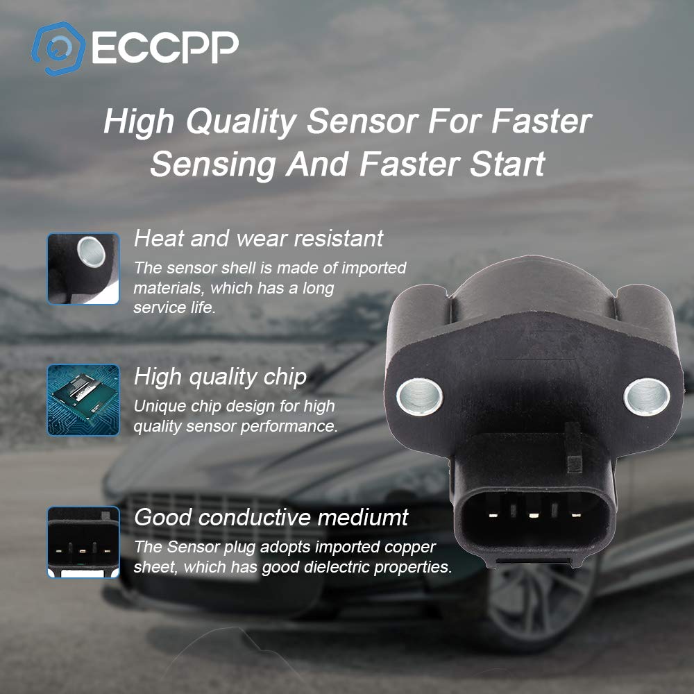 ECCPP Throttle Position Sensor Compatible with Dodge Dakota 1997-2001, Dodge Viper 1998-2002, Jeep Cherokee 1997-2000 & Grand Cherokee, Jeep TJ & Wrangler 1997-2001 - Replacement Part #4874371 - Perfect for Engine Performance & Fuel Efficiency