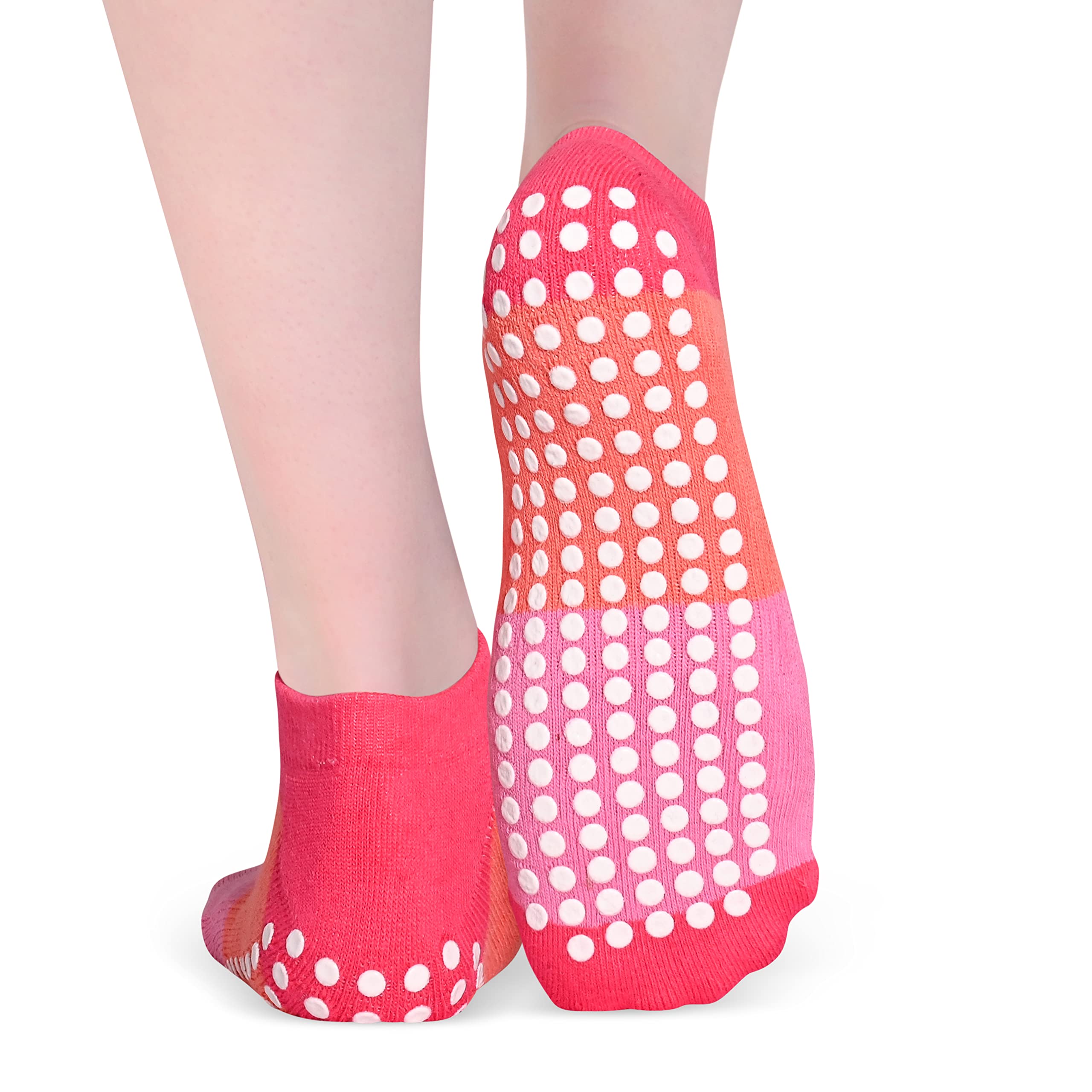 Non-Slip Grip Socks for Women - Perfect for Barre, Pilates, Lagree, Yoga & Dance - Anti-Slip Workout Socks for Studio Fitness and Home Exercise