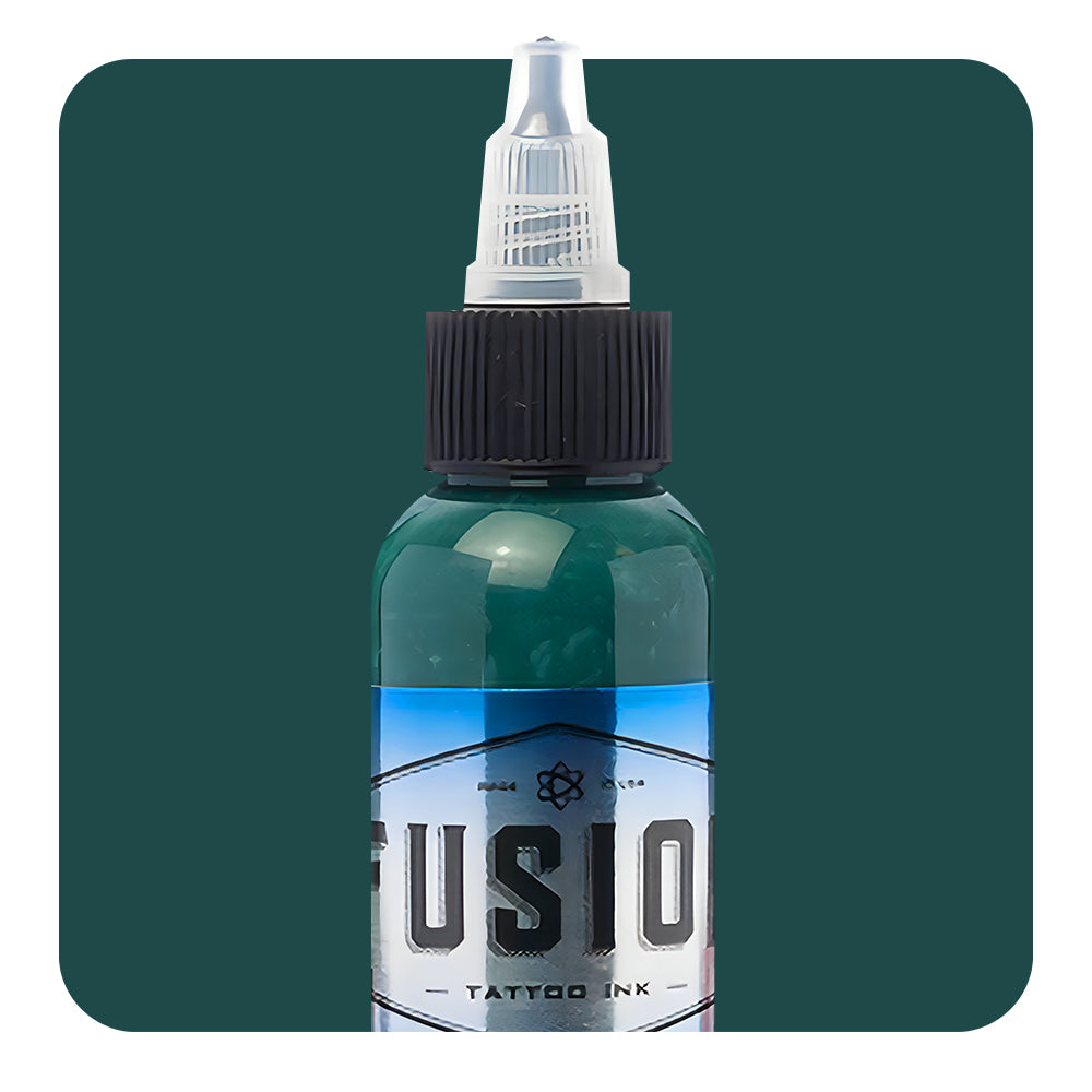Premium Hunter Green Fusion Tattoo Ink - Professional Tattoo Supplies for Artists - Perfect for Realism, Watercolor & Fine Line Tattoos