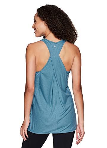 RBX Active Women's Flowy Yoga Tank Top with Back Detail - Breathable Workout Top for Yoga, Gym & Casual Wear