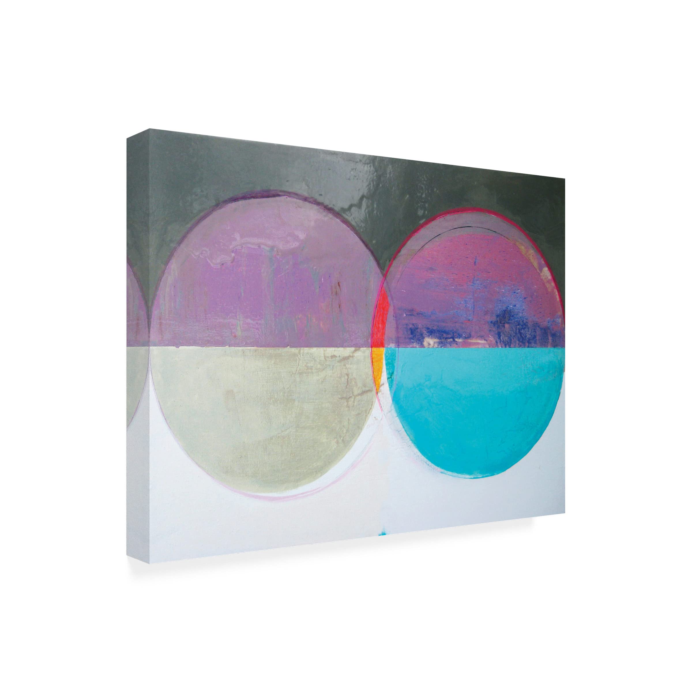 Bellissimo Art 'Clear Intentions V' Canvas Wall Art Print - Modern Abstract Painting for Living Room, Bedroom & Office Decor