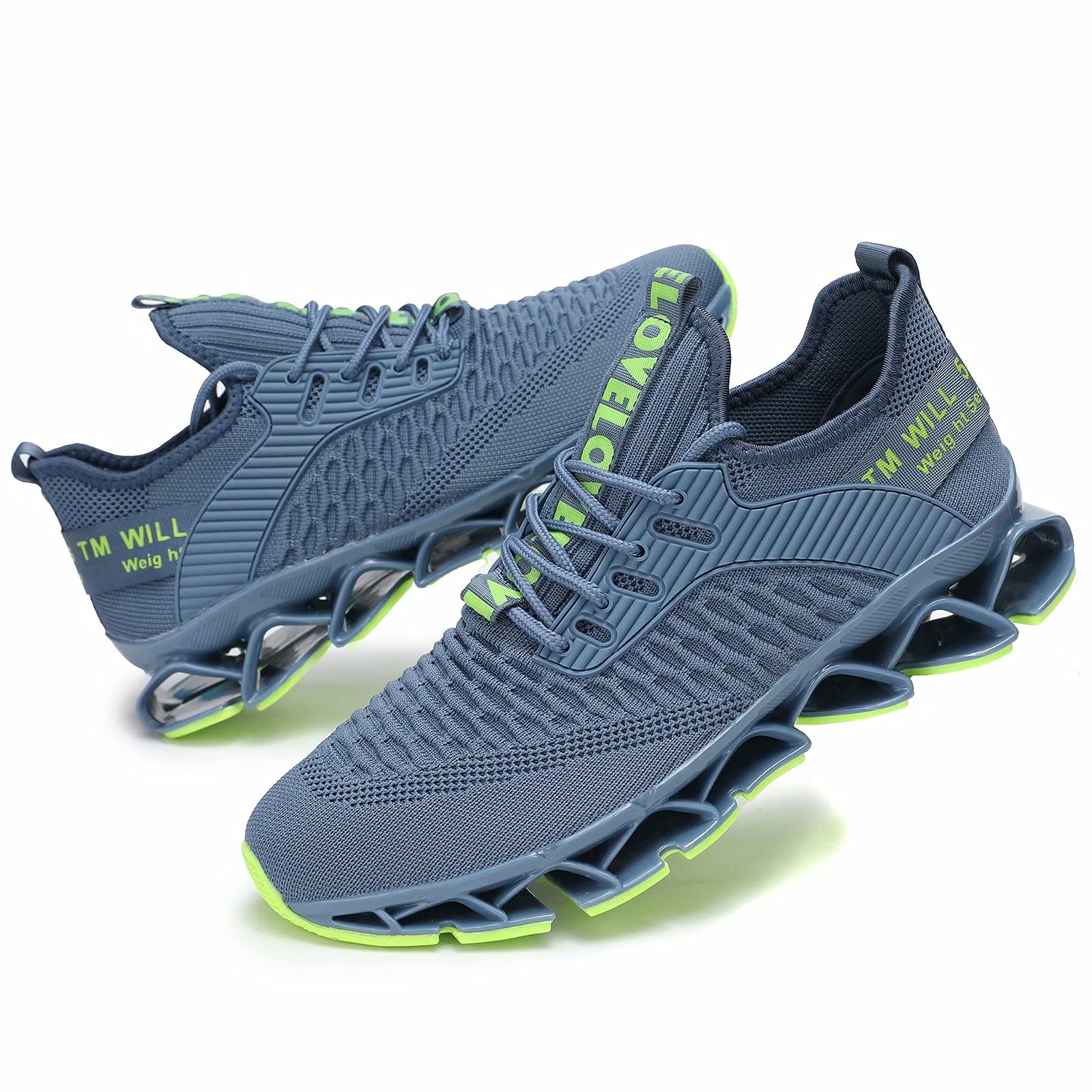 Chopben Men's Running Shoes - Non-Slip Blade Design, Breathable Mesh Sneakers with Soft Sole for Walking, Jogging & Gym Workouts | Perfect for Casual Wear & Athletic Activities