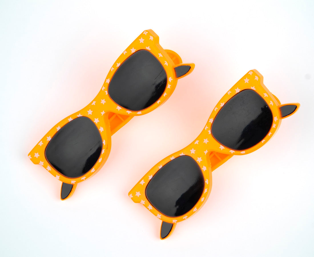 Beach Towel Clips with Sunglasses Holder - Secure Your Towel & Shades at the Beach, Pool, or Outdoor Activities