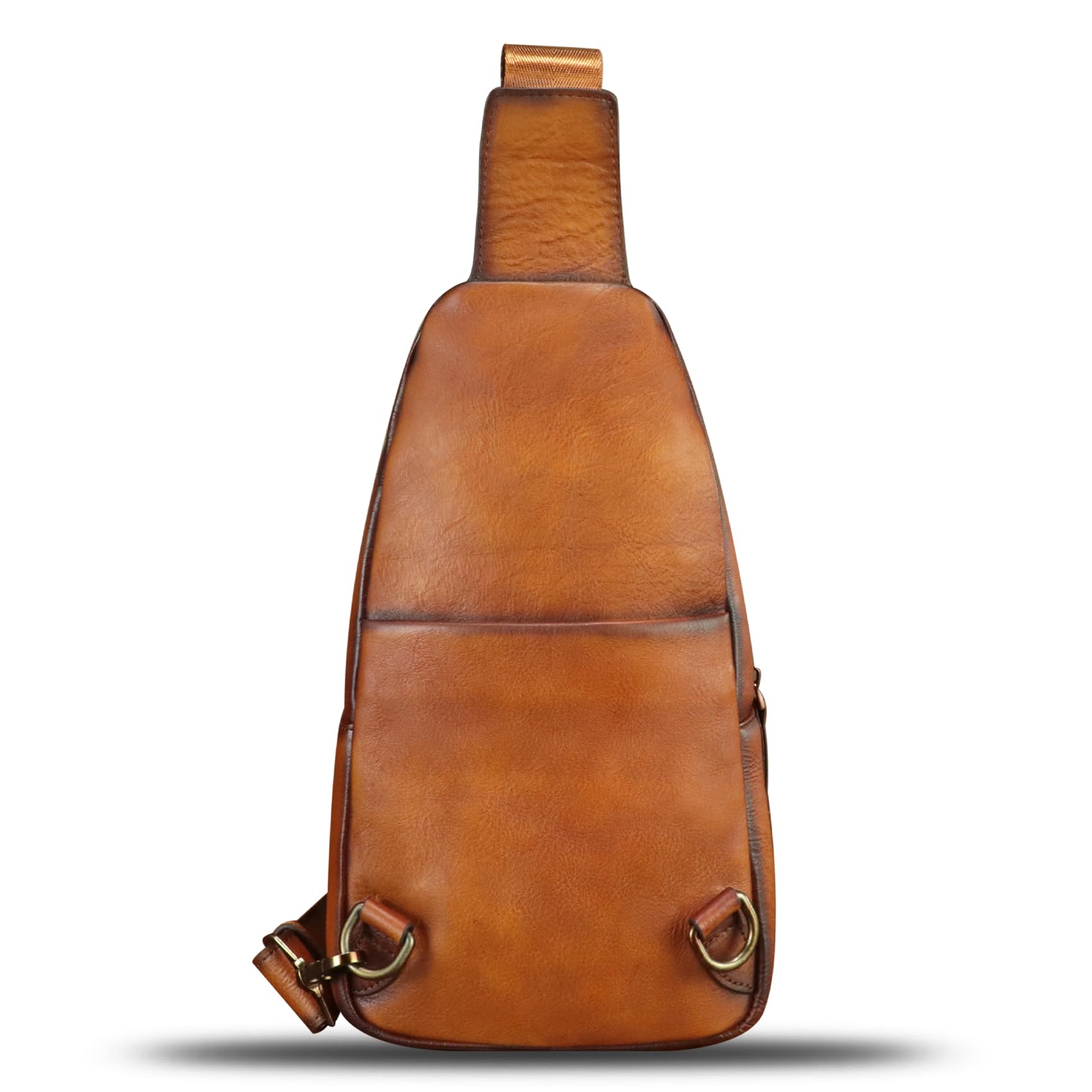 Genuine Leather Sling Bag for Women & Men - Real Leather Crossbody Backpack Purse - Perfect for Travel, Work & Everyday Use