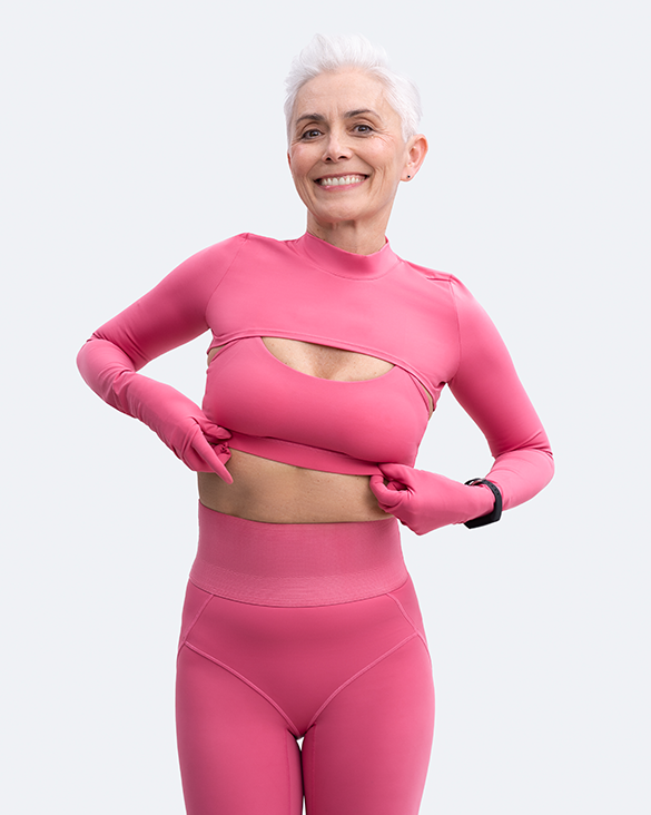 Women's Glove Sleeve Crop Top - Long Sleeve Bodycon Turtleneck Shirt for Workout, Yoga & Fashion | Perfect for Gym, Dance & Streetwear Outfits