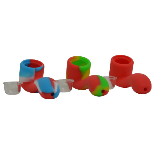 Premium Silicone Sherlock Pipe - Durable, Portable & Easy to Clean - Perfect for Travel, Camping & Outdoor Adventures