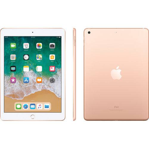 Apple iPad 9.7-inch (6th Generation, 2018 Model) 128GB Wi-Fi Only - Gold | Perfect for Home, School & Entertainment