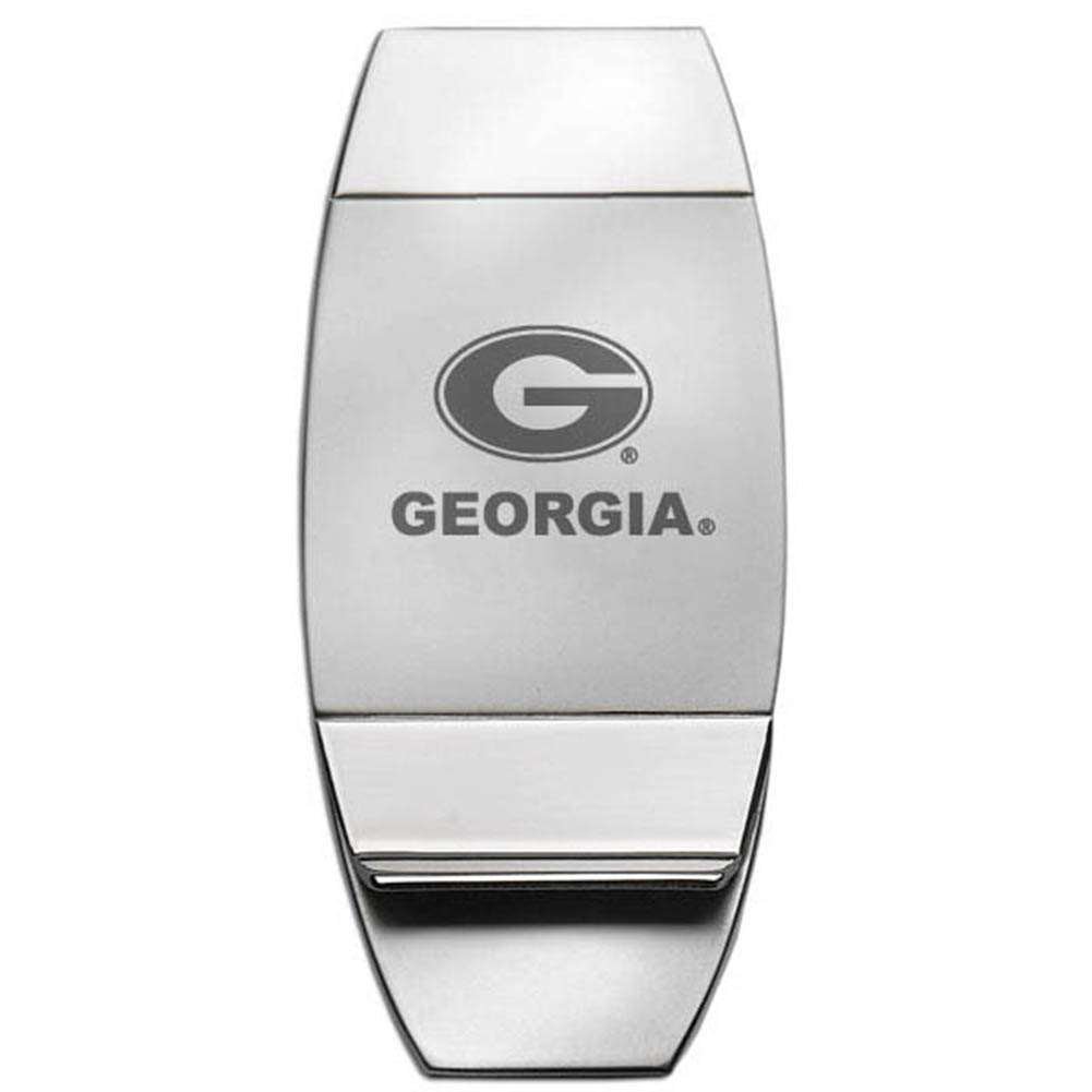 Georgia Bulldogs Silver Money Clip for Sports Fans - Perfect for Gameday, Gifts & Collectibles