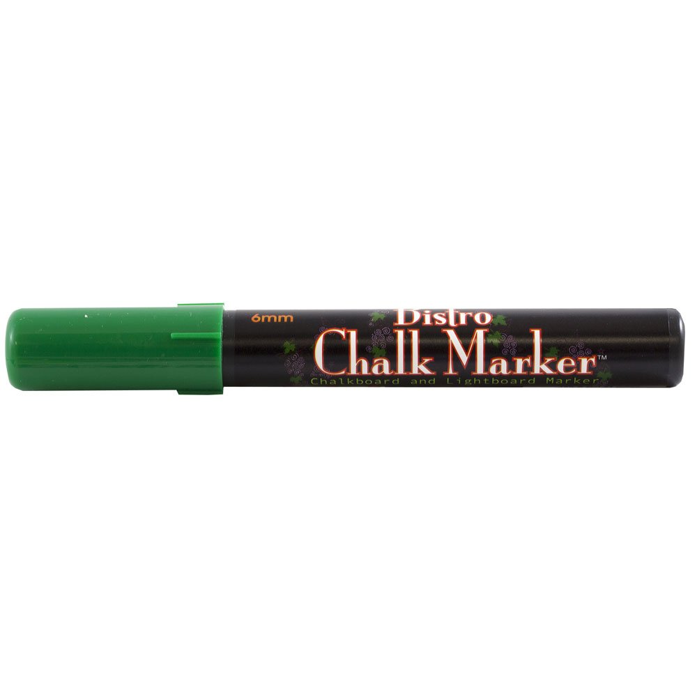 JAM Paper Dustless Erasable Chalk Markers - Broad Tip Liquid Chalk Pen - Vibrant Green - Non-Toxic & Smudge-Proof - Perfect for Restaurants, Cafes, Schools & DIY Chalkboard Signs