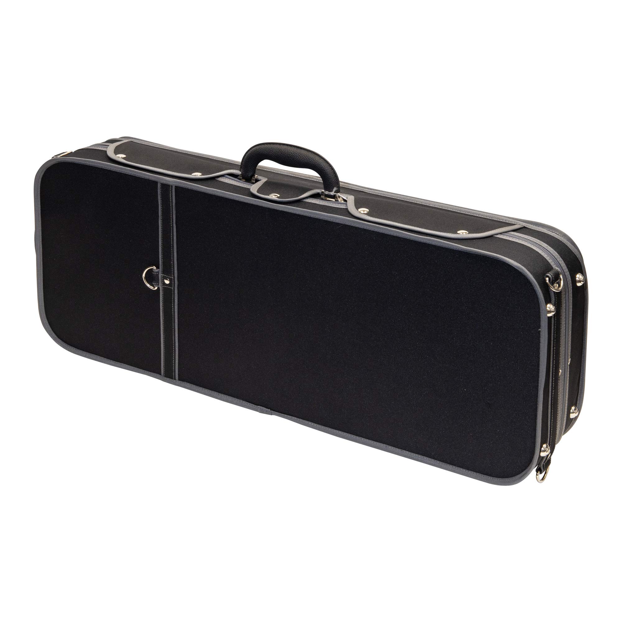 Professional Double Violin Travel Case 4/4 Full Size - Hardwood Shell with Silk Interior, Adjustable Straps for Two Violins | Perfect for Musicians, Travel & Storage | MIVI Music Premium Violin Accessories