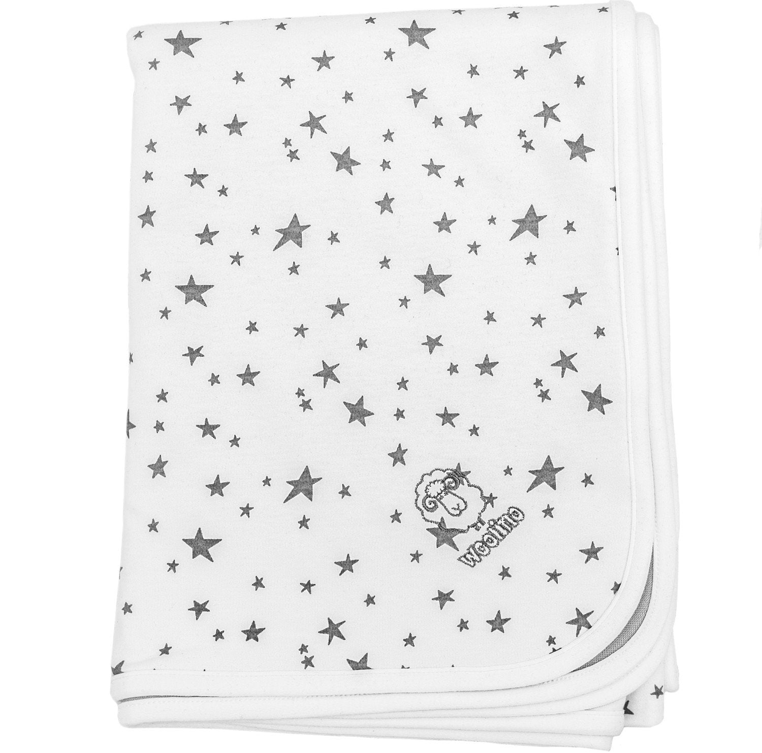 Premium 4-Season Toddler Blanket - Soft Merino Wool & Organic Cotton Blend - 52.5