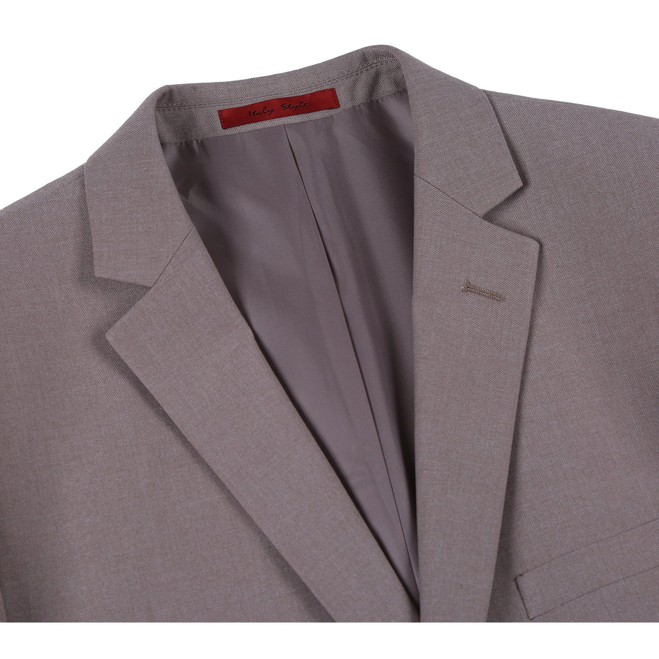Alessandro Vitello by Renoir Gray Slim Fit 2-Piece Single Breasted Notch Lapel Suit for Men | Business Formal Attire | Wedding, Office, and Special Occasion Wear