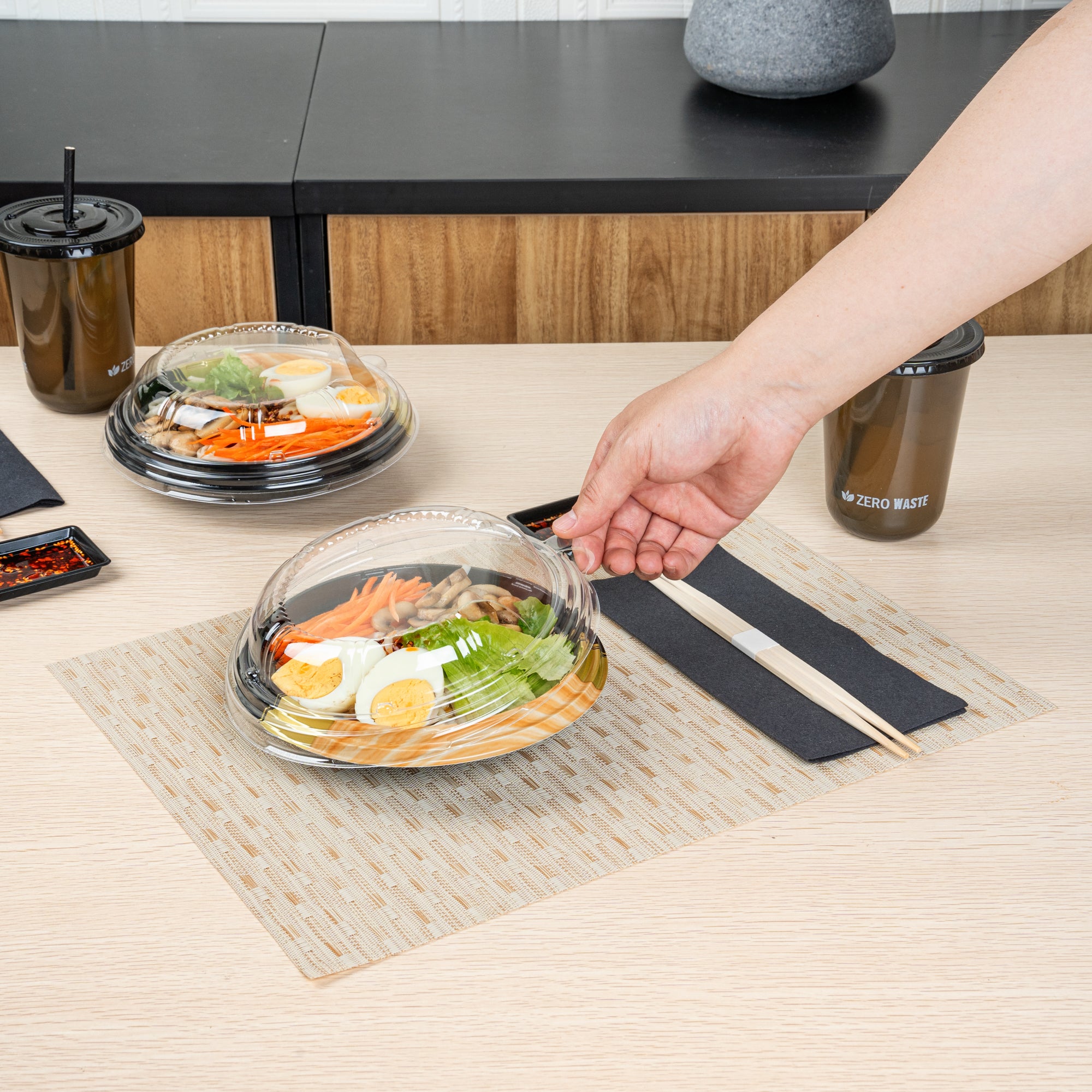 Clear Plastic Bento Box Lid - 7.25
