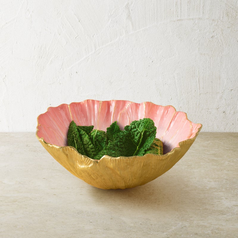 Poppy Bowl - Elegant Ceramic Serving Bowl for Salads, Pasta & Snacks - Perfect for Dining, Entertaining & Home Decor