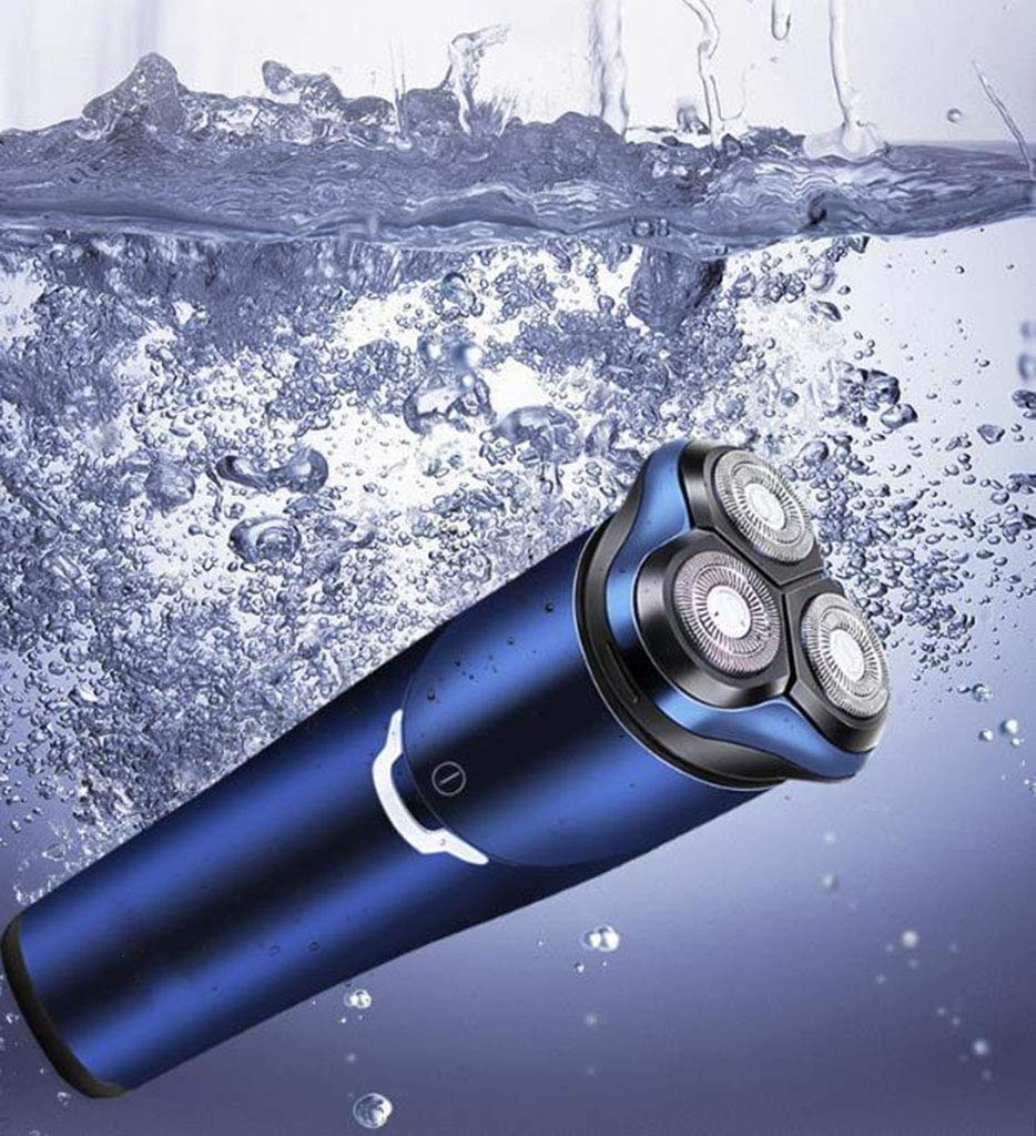 KouRy Multifunctional Electric Razor for Men - Waterproof Wet/Dry USB Rechargeable Cordless Rotary Shaver with Pop-Up Trimmer | Perfect for Travel, Gym & Daily Grooming