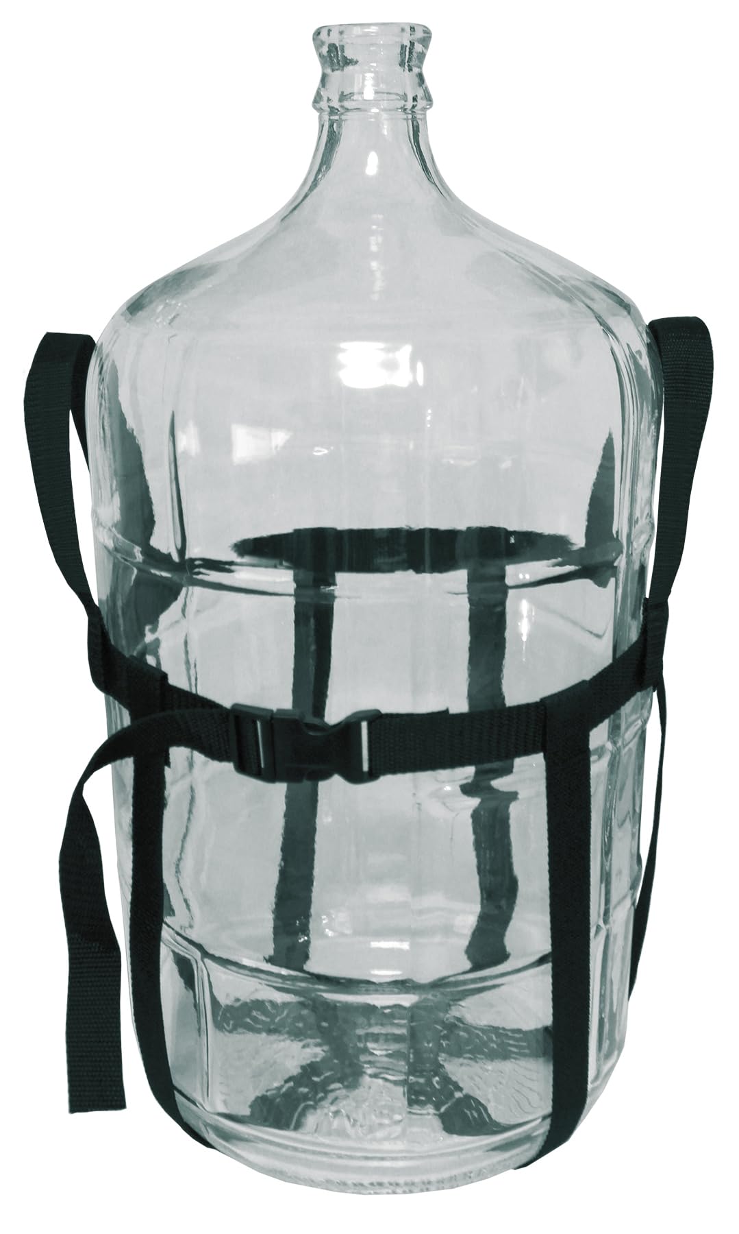 6 Gallon Glass Carboy with Handle & Straps - Home Brewing Fermenter for Beer, Wine, Cider Making - Perfect for Fermentation & Storage