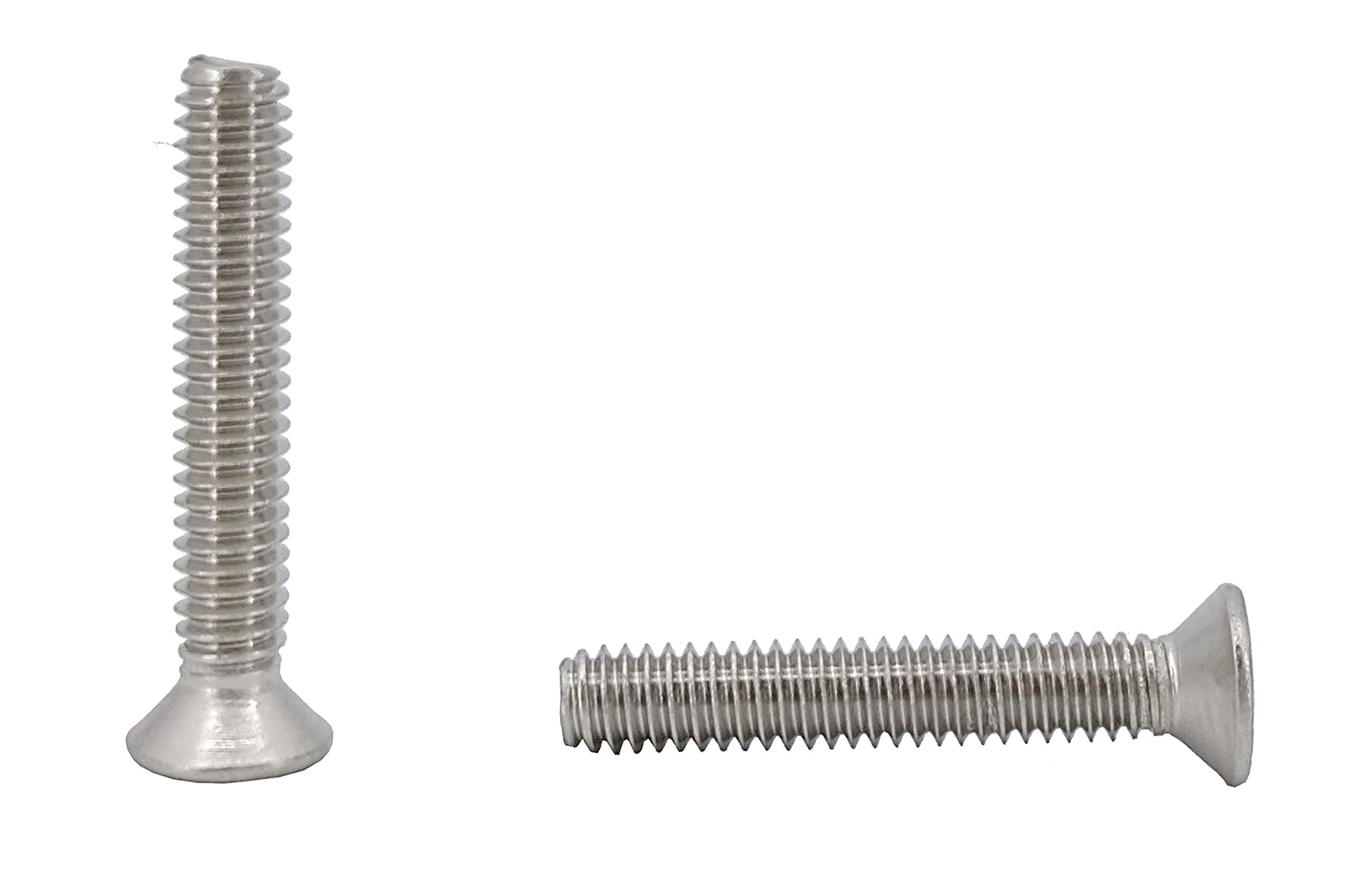 FixtureDisplays® 8-32 x 1 Inch Stainless Steel Flat Head Machine Screws - Phillips Drive, Full Thread, 18-8 Grade - Perfect for DIY Projects, Furniture Assembly, and Industrial Applications