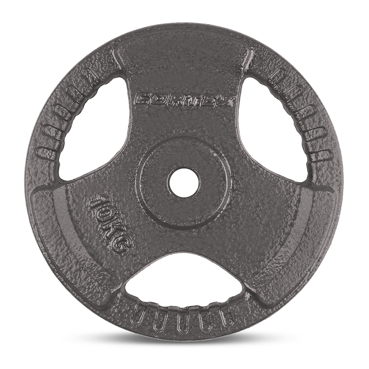10kg Tri Grip 25mm Standard Weight Plates (Pair) - Premium Gym Equipment for Home & Commercial Workouts - Perfect for Strength Training, CrossFit, and Powerlifting