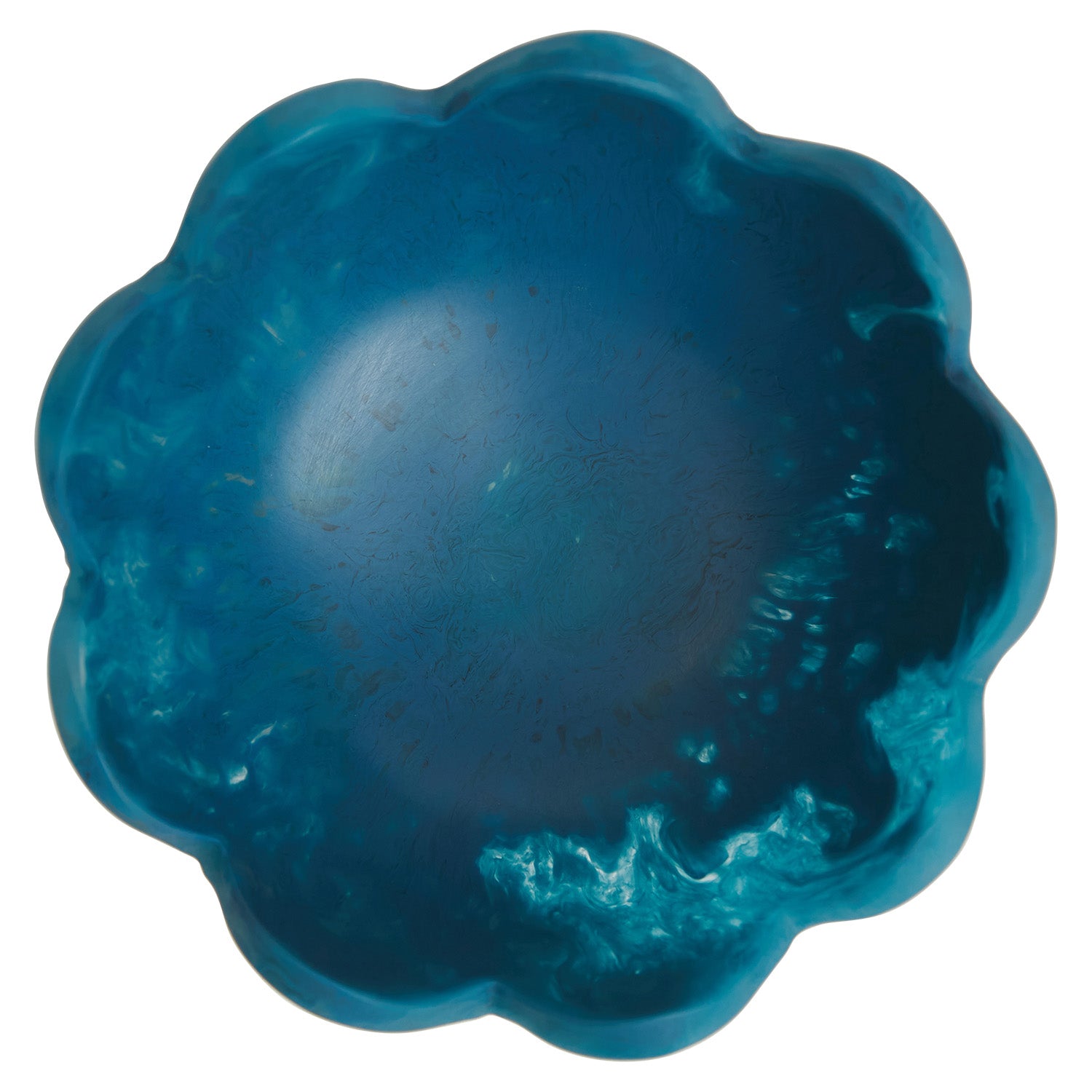 Capri Petal Bowl - Elegant Ceramic Serving Bowl for Salads, Pasta & Desserts - Perfect for Dining, Entertaining & Home Decor
