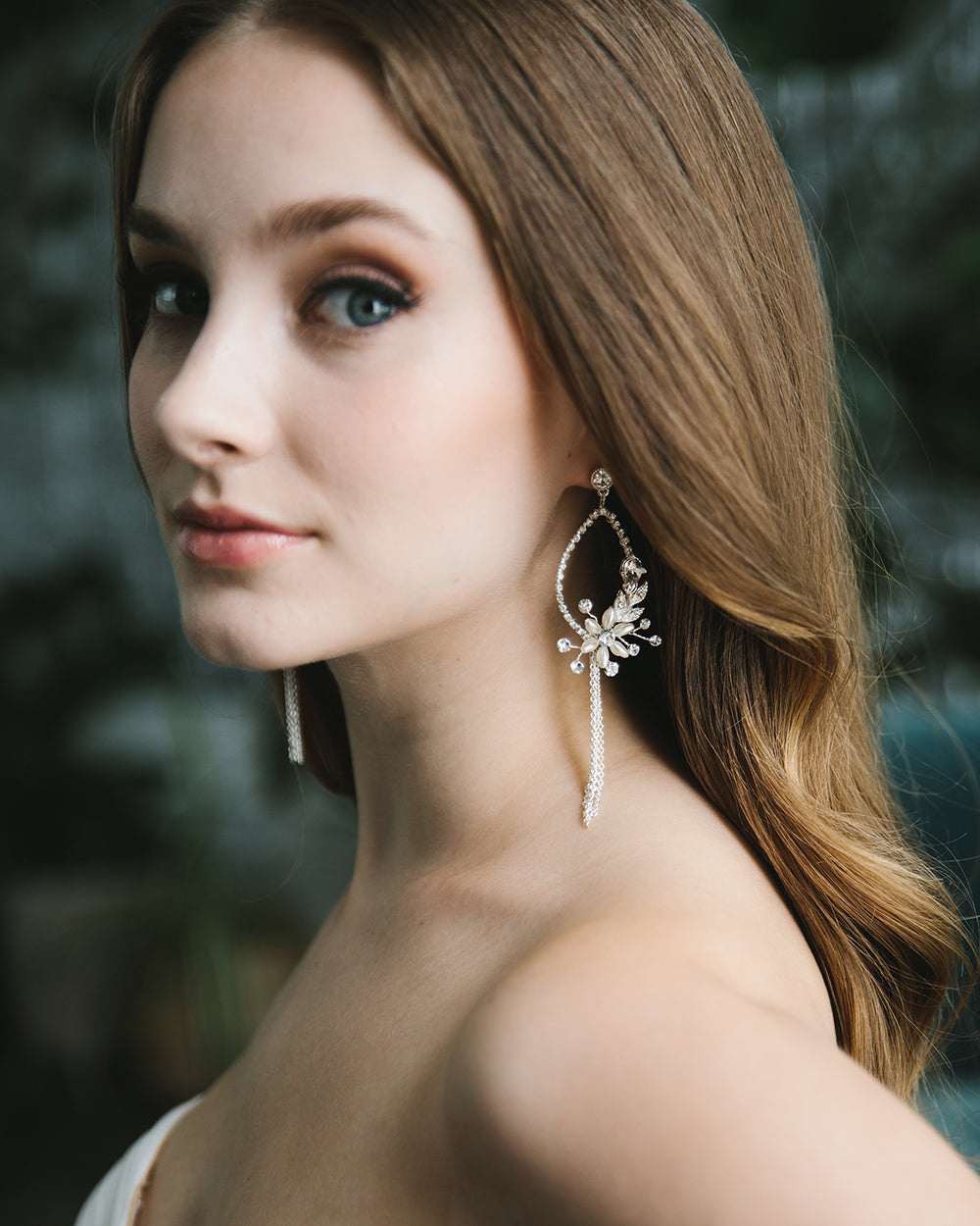 Remi Dangle Earrings for Women - Trendy Gold Plated Hoop Earrings with Crystal Accents | Perfect for Parties, Weddings & Everyday Wear