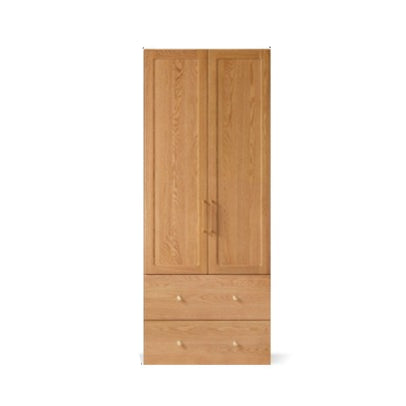 out of stock 31.5×23.2×78.7 inch / 80×59×200 cm / natural wood color / door wardrobe with drawers