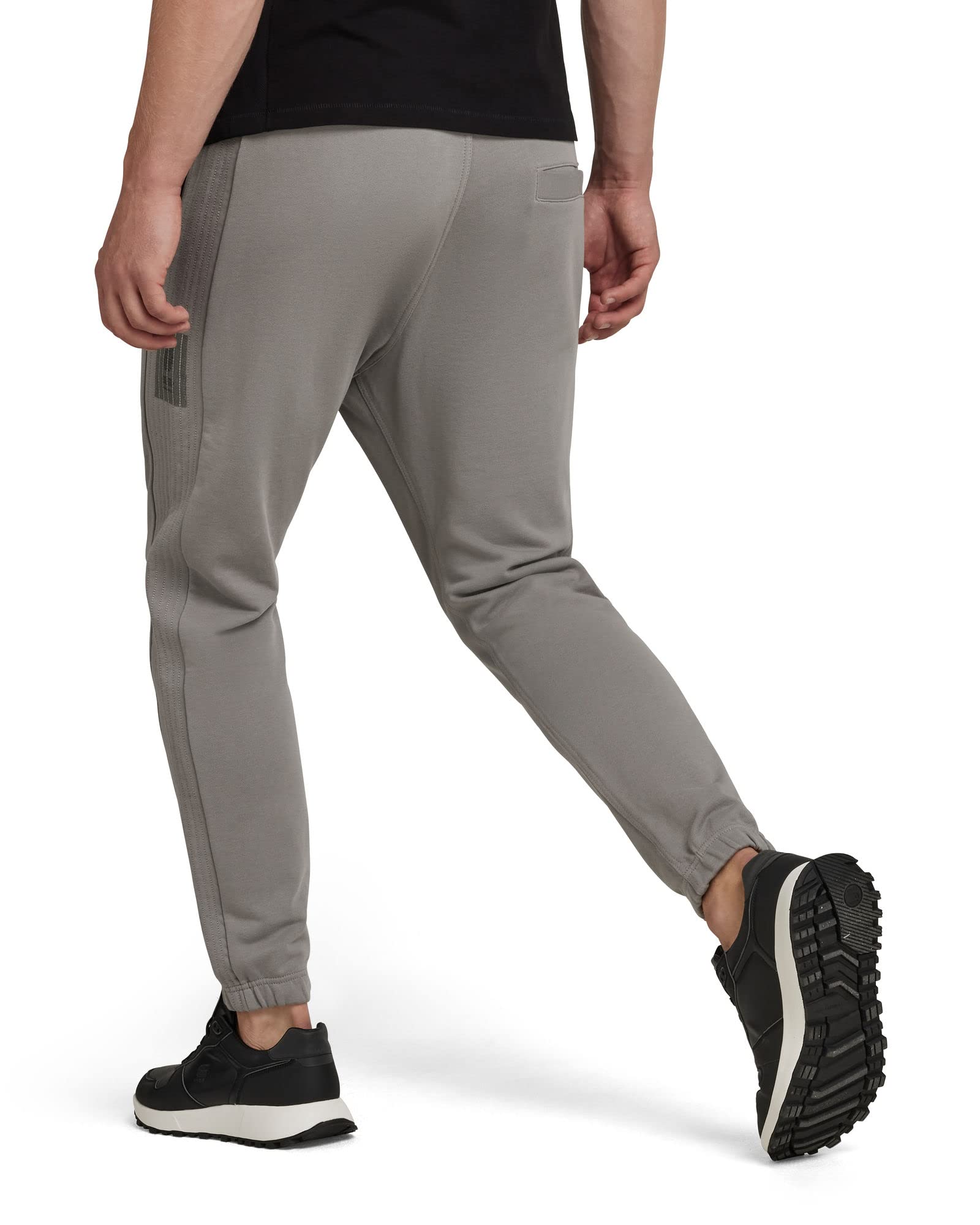 G-Star Stitch Panel Sweatpants for Men - Charcoal Gray Joggers 2XL - Comfortable Lounge Pants for Casual Wear, Gym & Travel