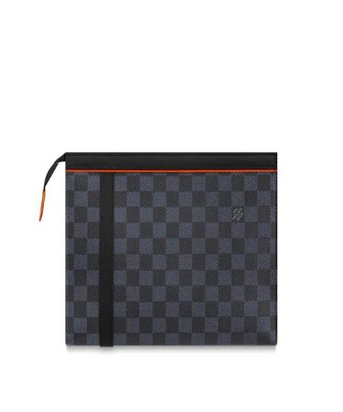 LV Pochette Voyage MM Damier Cobalt Canvas Crossbody Bag - Stylish Travel Purse for Women, Perfect for Everyday Use & Special Occasions