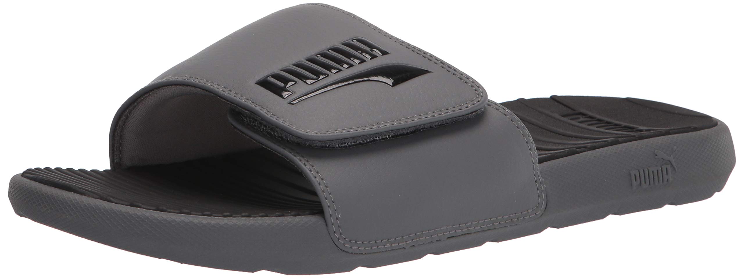 PUMA Men's Cool Cat Hook & Loop Slide Sandals - Comfortable Athletic Slides for Men, Gym, Pool & Beach Wear - Lightweight & Supportive Casual Shoes