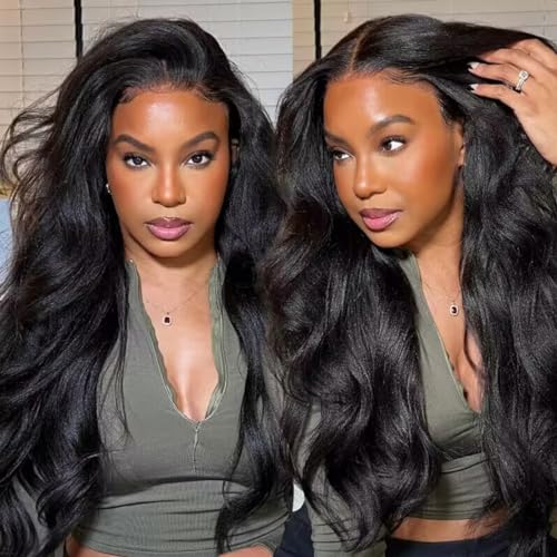 7x5 Lace Invisible Knots Wig Black