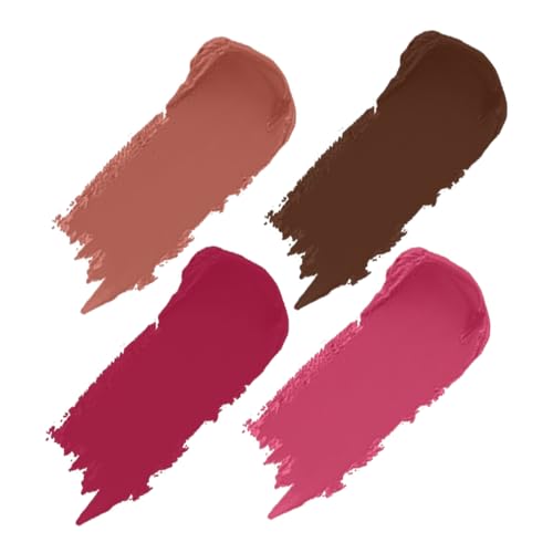 Pink Fusion, Caramel, Cocoa Brown , Ruby Magenta