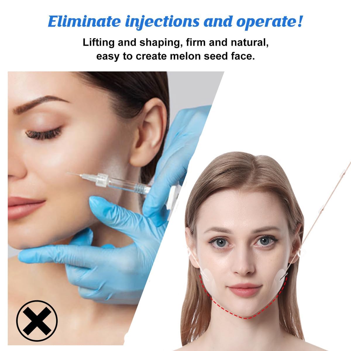 **Japanese Face Lifting Tape – 80PCS Invisible Wrinkle & Sagging Skin Tightener for Face & Neck – Instant Skin Lift with Lifting Rope – Perfect for Daily Use, Special Events & Anti-Aging Skincare Routine**
