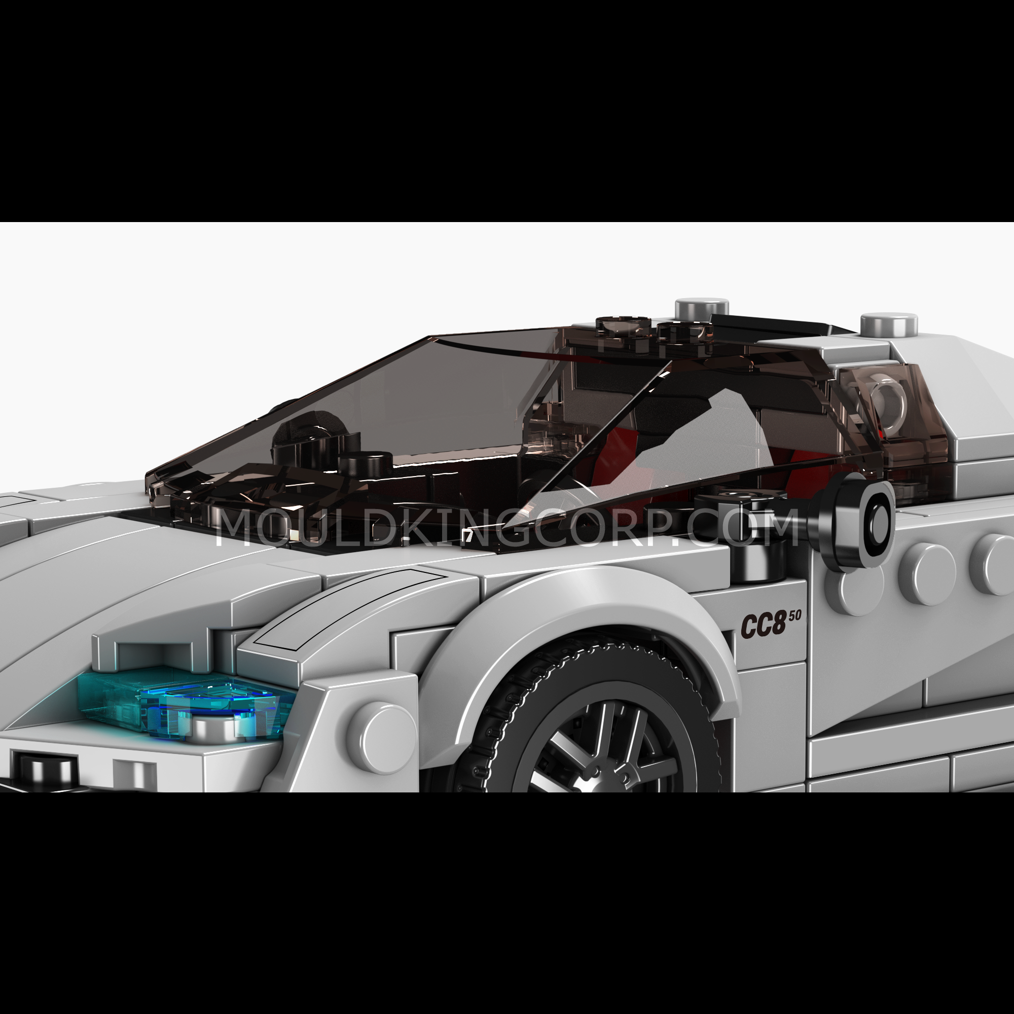 Mould King 27070 C850 Super Car Model Building Set - 388 Pieces DIY Construction Toy for Adults & Kids | Perfect for STEM Learning, Birthday Gifts & Collectors Display