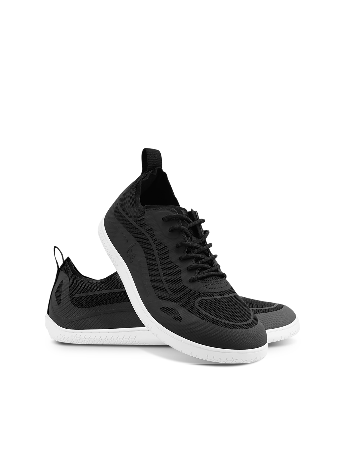 Barefoot Sneakers for Women & Men - Be Lenka Velocity Minimalist Running Shoes in Black | Lightweight & Flexible for Gym, Trail Running & Everyday Wear