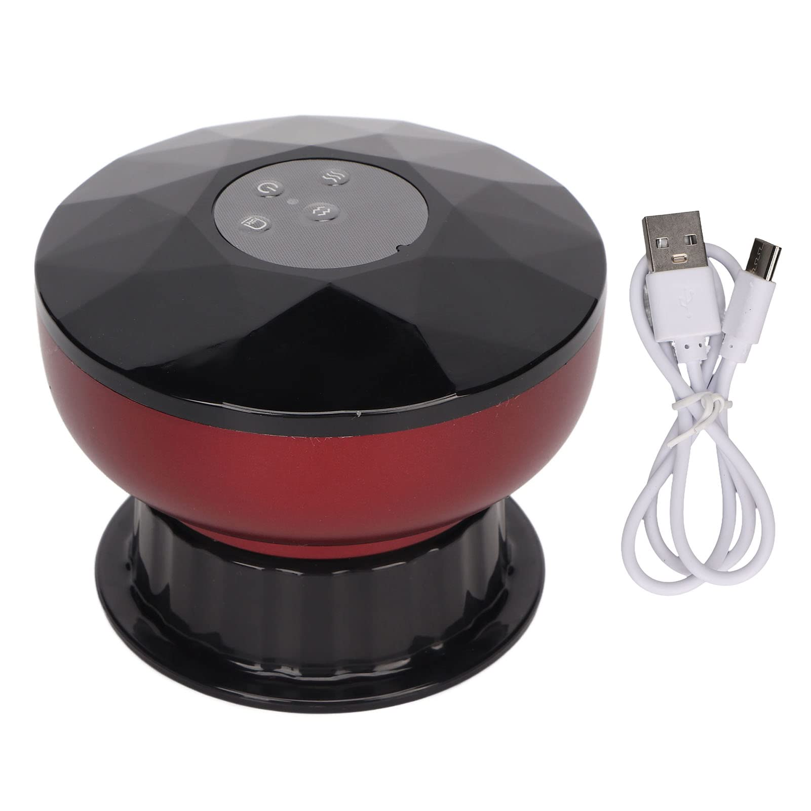 Electric Cupping Massager with Hot Compress & High-Frequency Vibration - Portable Vacuum Therapy Machine for Pain Relief, Muscle Relaxation - Perfect for Home Spa, Post-Workout Recovery & Stress Relief