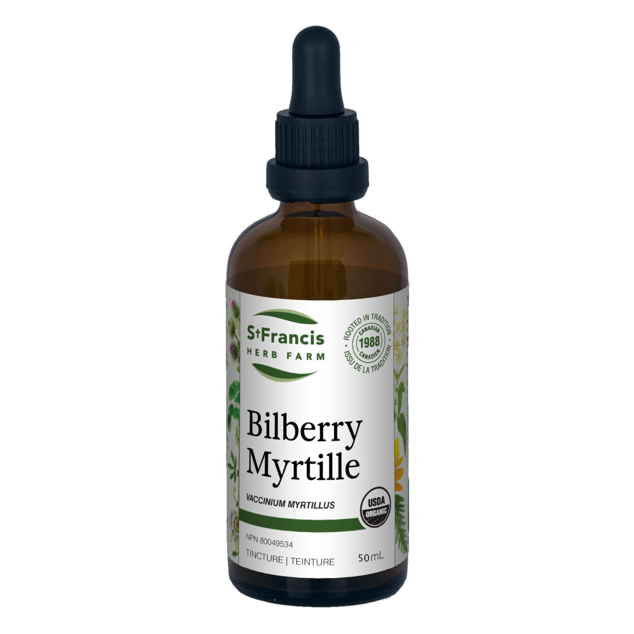 Organic Bilberry Leaf & Berry (Vaccinium Myrtillus) - Antioxidant Superfood for Eye Health, Immune Support & Heart Wellness - Perfect for Teas, Smoothies & Natural Supplements
