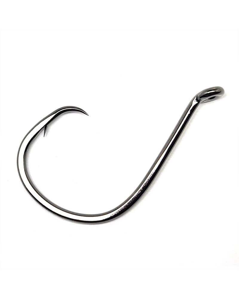 Gamakatsu Octopus Circle Inline Point Hooks NS Black - Saltwater Fishing Hooks for Squid, Octopus and Soft Plastic Baits - Perfect for Offshore, Pier and Kayak Fishing