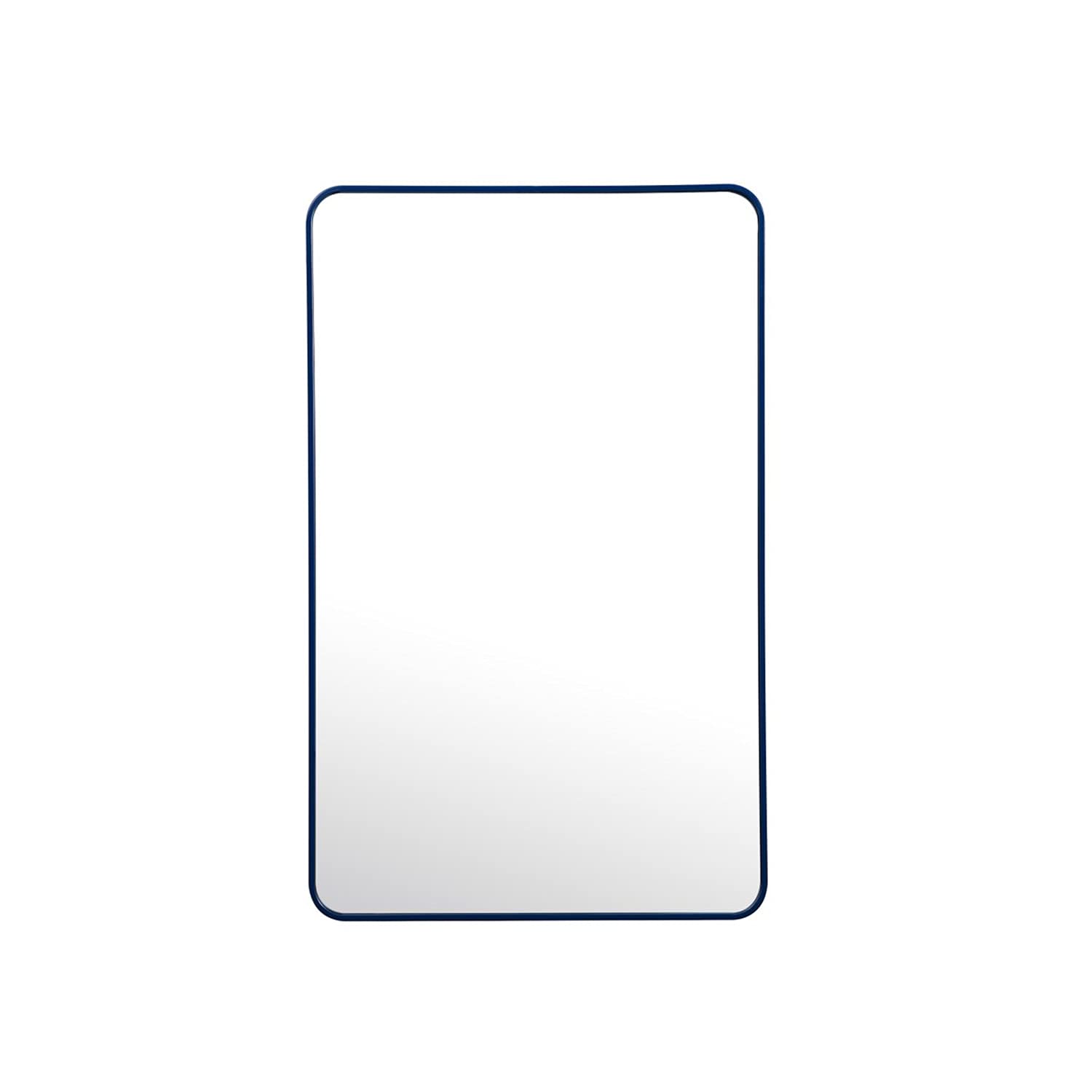 Blue Metal Rectangular Mirror 30x48