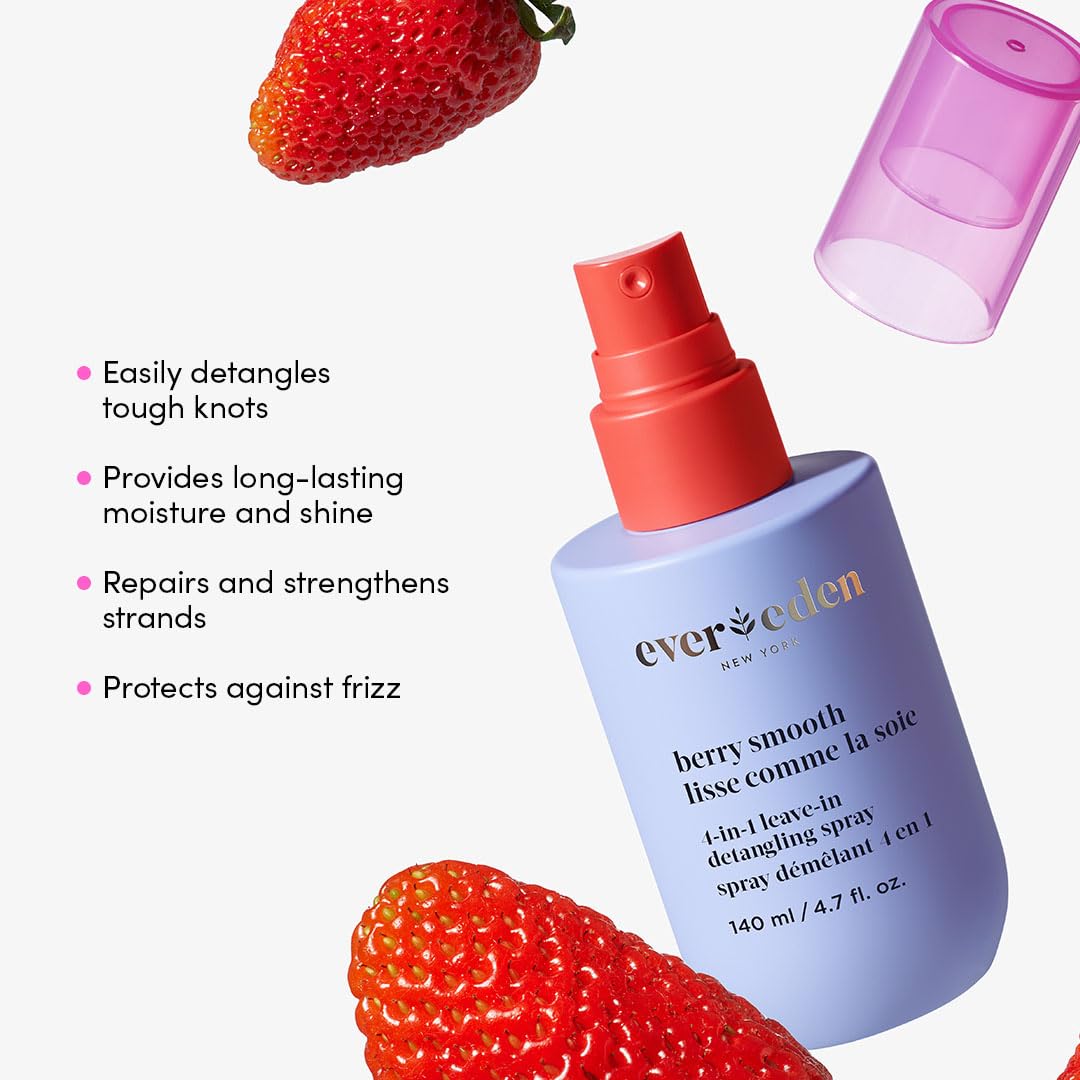 Evereden Ultimate Kids Haircare Set: Gentle Vegan Shampoo, Conditioner, 4-in-1 Detangler Spray & After Swim Shampoo with Detangling Brush | Safe for All Hair Types | Perfect for Daily Care, Swim Days & Tangle-Free Styling